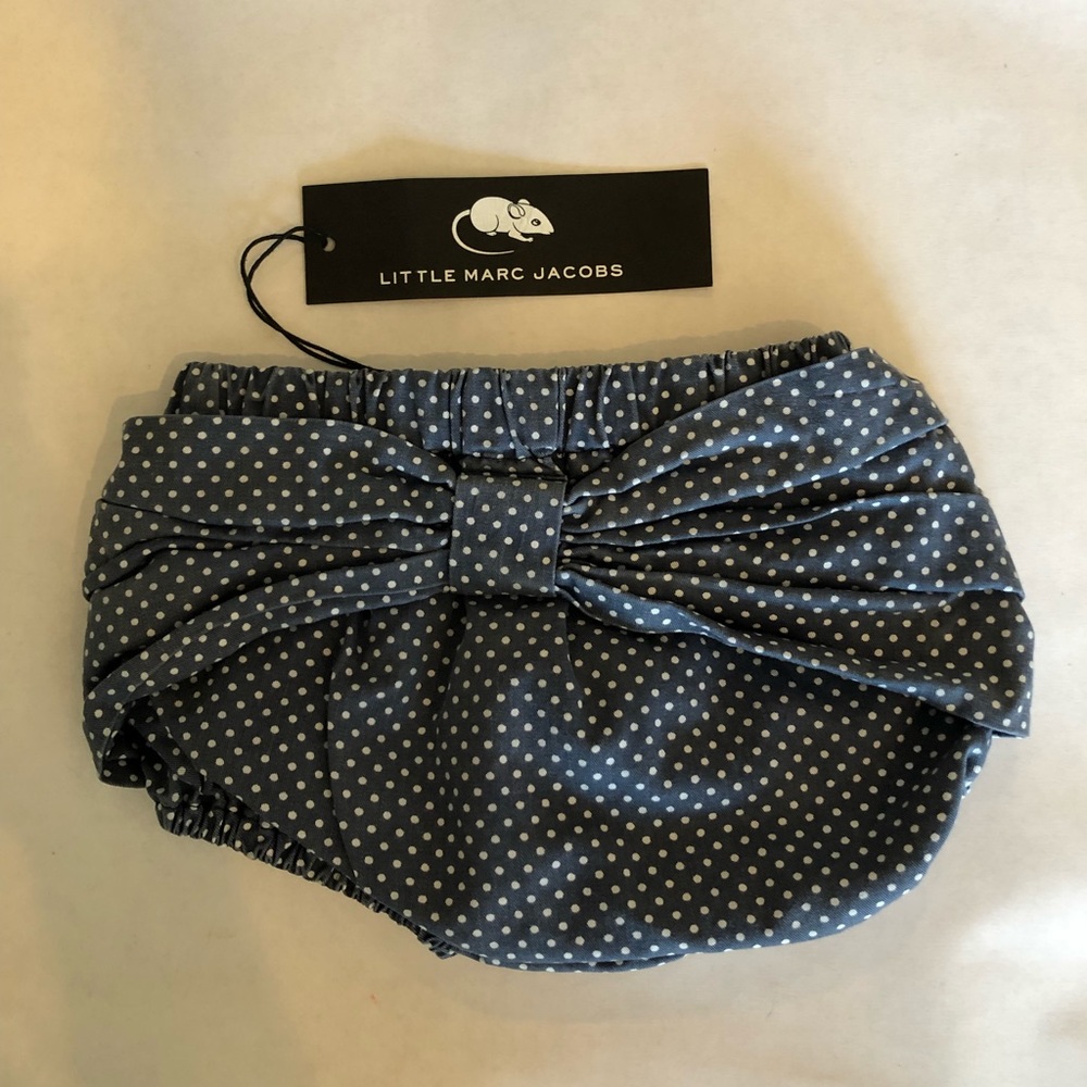 Marc Jacobs Polka Dot Bow Diaper Cover 3M NWT⚡️